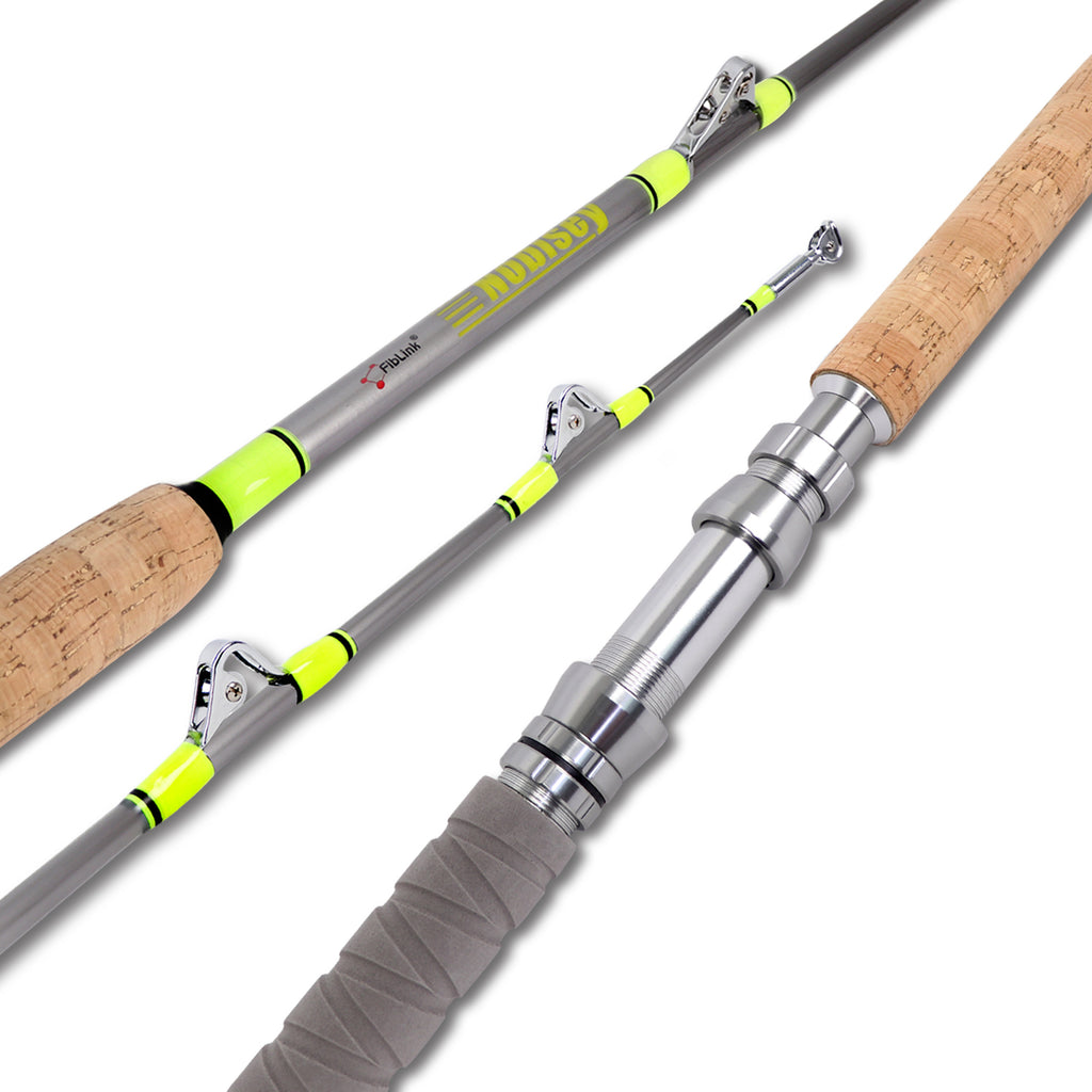 fiblink fly fishing reels 1-Piece/2-Piece Saltwater Offshore Trolling Rod Big Game Rod C – fiblink group:carbon-spinning-rod dragon kayaks | Kayaks Model:3/4
