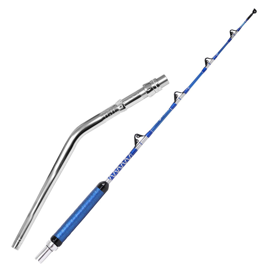 deep sea fishing rods walmart Fiblink Saltwater Rod 1 Piece Trolling Rod Drop Roller Rod Big Game Conventional Boat Heavy Duty Fishing Pole (5'6",80-120lbs) : Sports & Outdoors Penn Squadron III Inshore Rods are versatile inshore rods at an unbeatable price Daiwa Medium Action Fishing FT