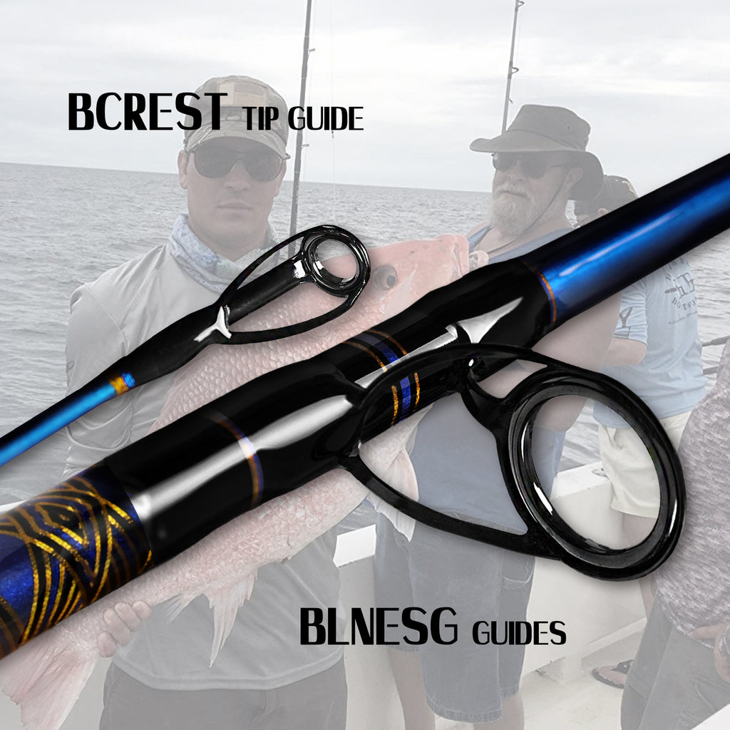 dongjin fishing pole Fiblink Saltwater Graphite Jig Jigging Spinning Fishing Rod Deep Sea J –  fiblink