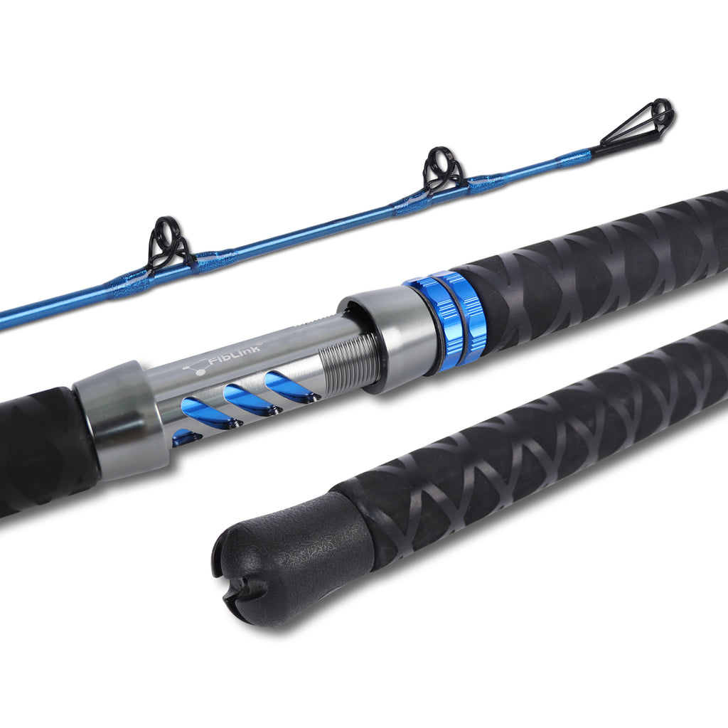 Fiblink Catfish Fishing Rod 1 Piece/2 Piece Catfishing Fishing Pole Po – fiblink