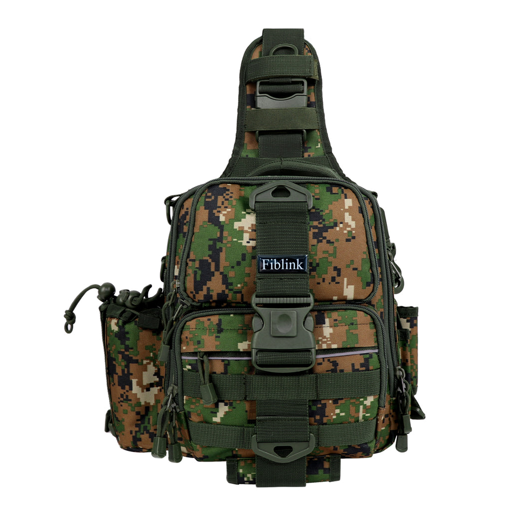 fiblink waterproof sports single shoulder fishing tackle bag Fiblink Backpack Water-resistant Hunting Bag Kit Bag Hunter's Backpack –  fiblink