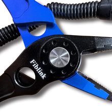 Fiblink Fishing Pliers with Anodized Aluminum Handles and Stainless Steel Jaws