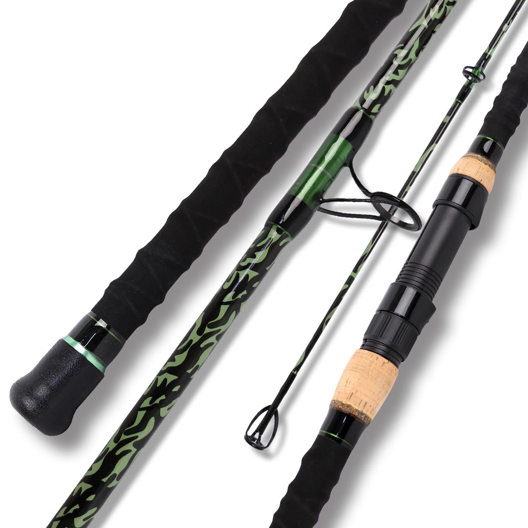 Fiblink Surf Fishing Rod,Carbon Fiber Surf Rod,2Piece/3Piece/4Piece Travel Fishing Rod 9'6