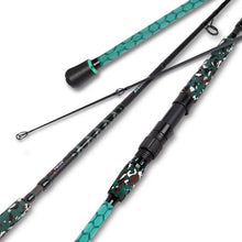 Fiblink Surf Fishing Rod,Portable Spinning Rod,4 Piece Travel Fishing Pole,Carbon Fiber Surf Rod,Stainless Steel Guides with Ceramic Rings,No-Slip Grip(9'/15')