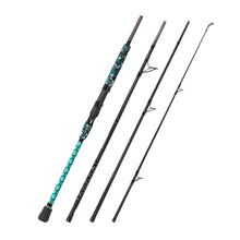 Fiblink Surf Fishing Rod,Portable Spinning Rod,4 Piece Travel Fishing Pole,Carbon Fiber Surf Rod,Stainless Steel Guides with Ceramic Rings,No-Slip Grip(9'/15')