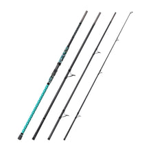 Fiblink Surf Fishing Rod,Portable Spinning Rod,4 Piece Travel Fishing Pole,Carbon Fiber Surf Rod,Stainless Steel Guides with Ceramic Rings,No-Slip Grip(9'/15')