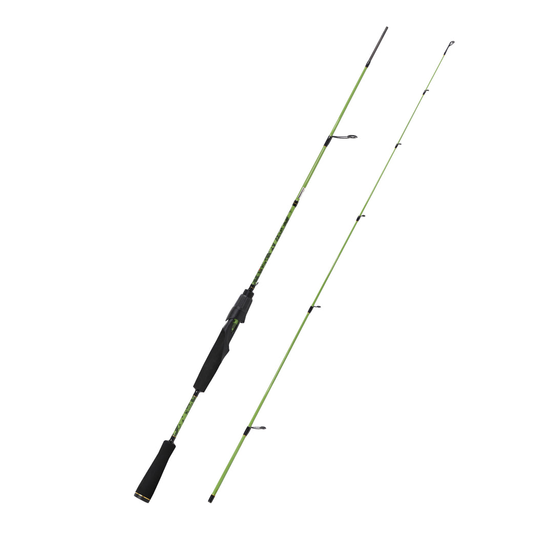 Fiblink Ultralight/Light Fishing Rod,2 Piece Spinning Trout/Crappie/Panfish/Micro Rod 5'6