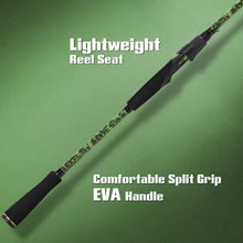 Fiblink Ultralight/Light Fishing Rod,2 Piece Spinning Trout/Crappie/Panfish/Micro Rod 5'6"/6'/6'6"