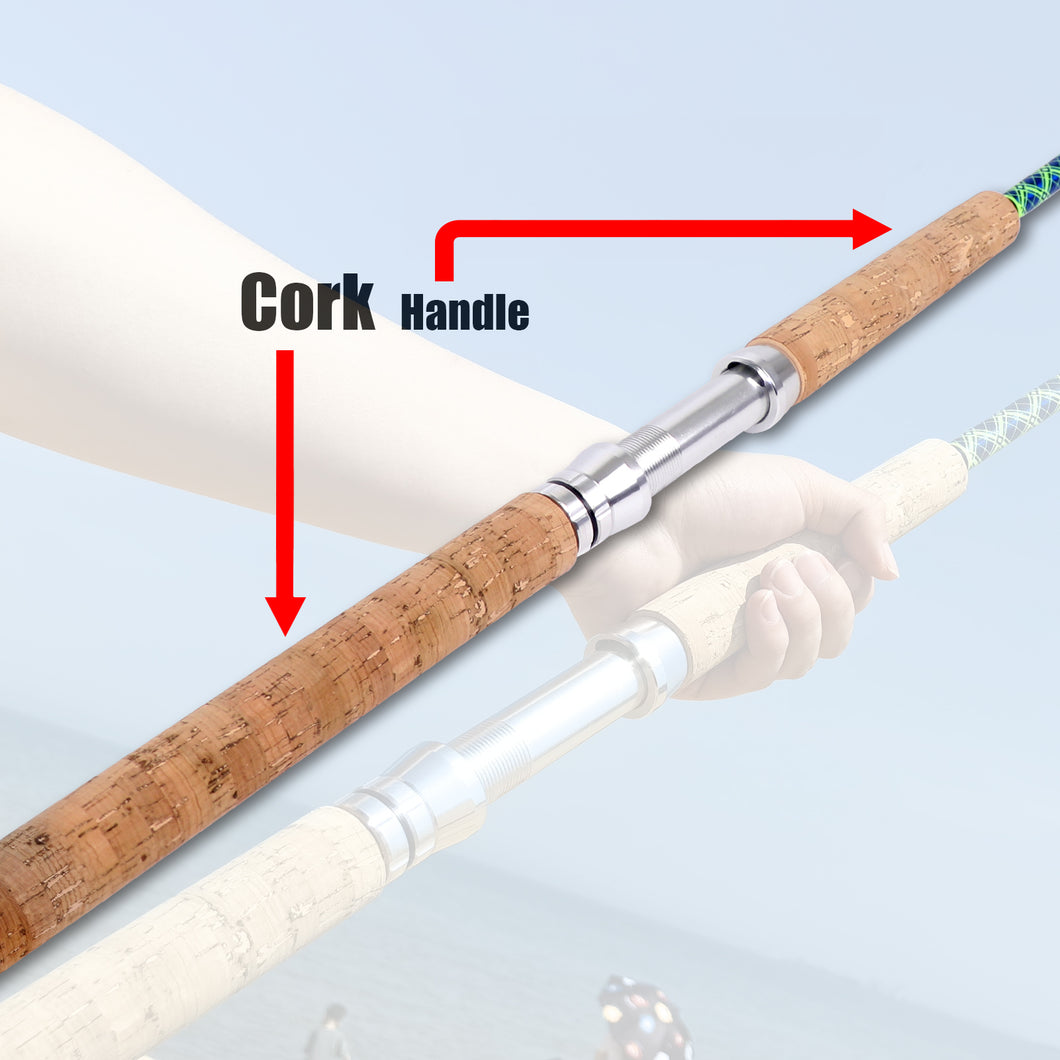 1-piece saltwater fly fishing rod Fiblink 1-Piece/2-Piece Saltwater Offshore Trolling Rod Big Game Rod C – fiblink