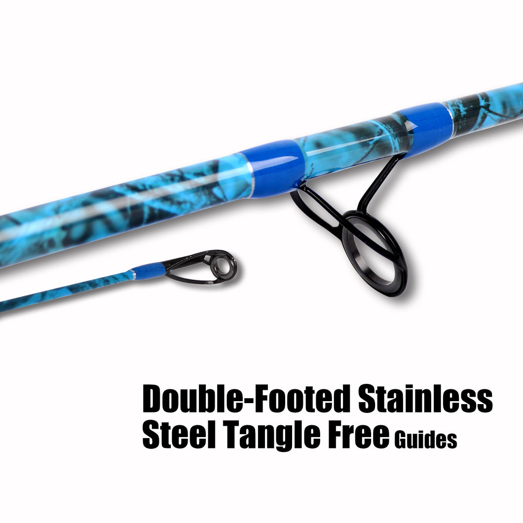 Fiblink 2-Piece Boat Conventional Fishing Rod Portable Spinning/Castin – fiblink Fiblink 2-Piece Boat Conventional Fishing Rod Portable Spinning/Castin – fiblink