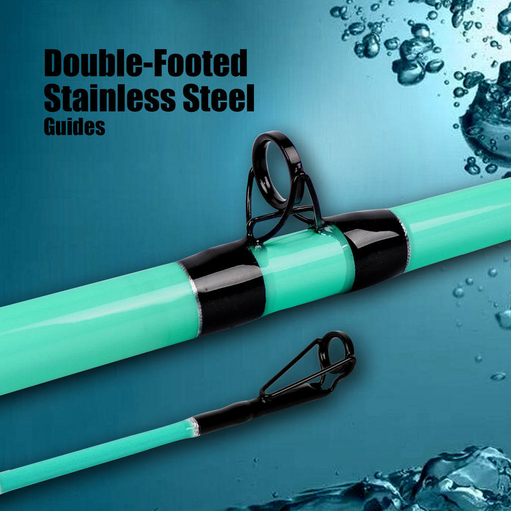 Fiblink Catfish Fishing Rods, 1 Piece/2 Piece Catfishing Pole, Portabl ...