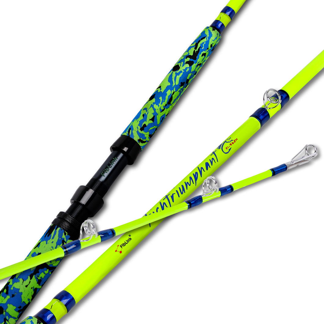 Fiblink Catfish Fishing Rods, 1 Piece/2 Piece Catfishing Pole, Medium fiblink Fiblink Catfish Fishing Rods, 1 Piece/2 Piece Catfishing Pole, Medium fiblink