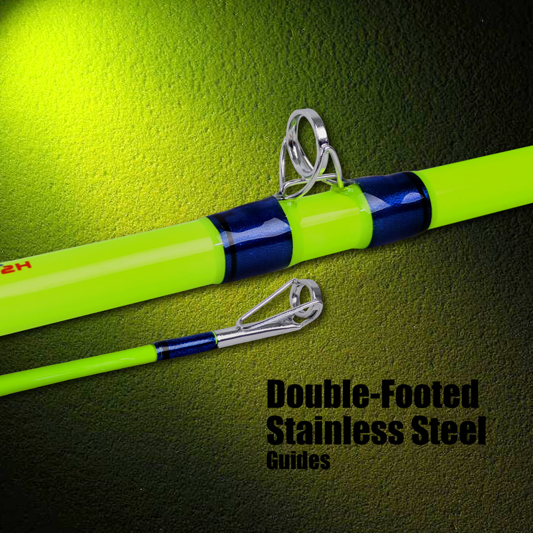 Fiblink Catfish Fishing Rods, 1 Piece/2 Piece Catfishing Pole, Medium fiblink Fiblink Catfish Fishing Rods, 1 Piece/2 Piece Catfishing Pole, Medium fiblink