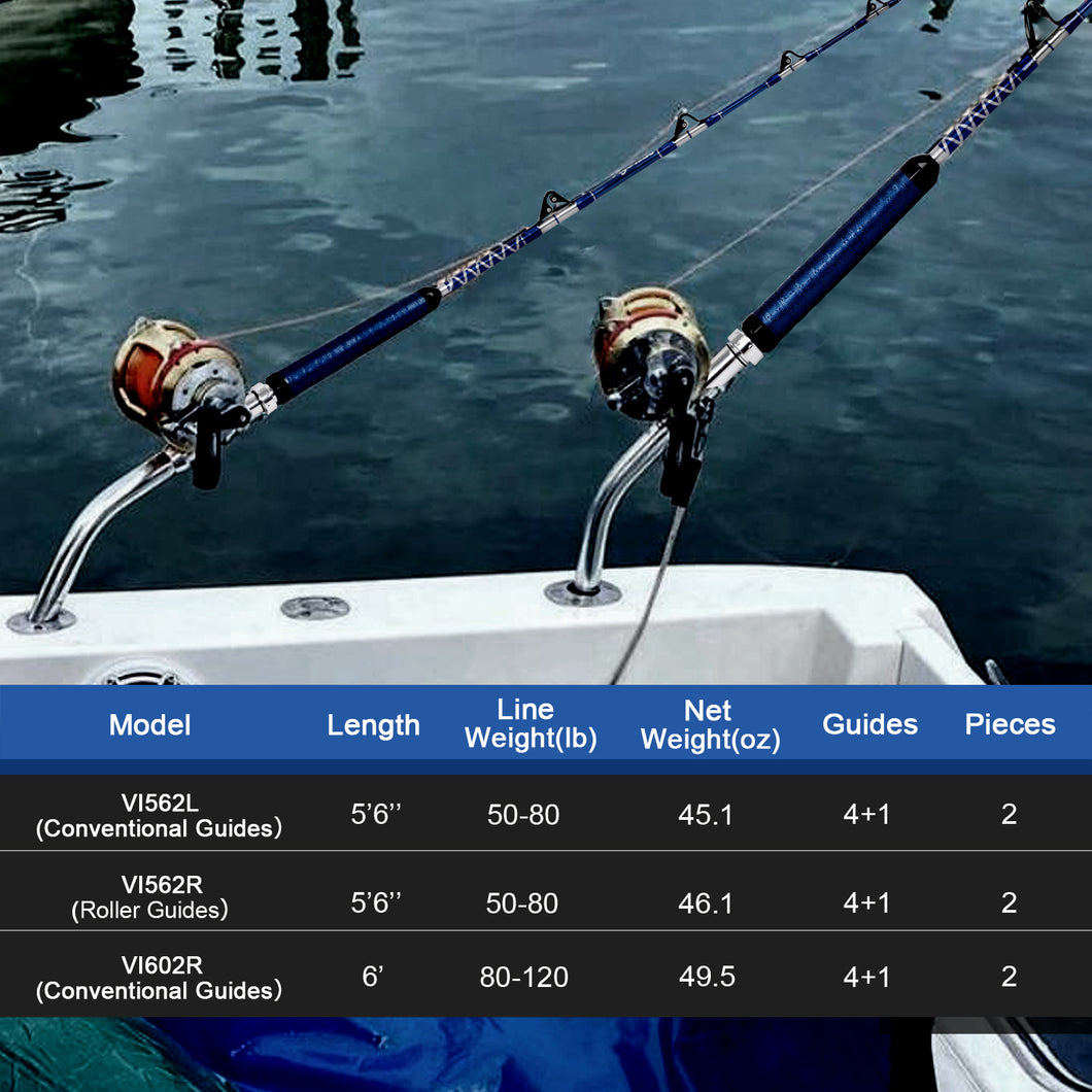 Boat Shipping Fishing Poles Fishing Rods Fiblink Bent Butt Trolling Rod 2-piece Saltwater Offshore Fishing Big Game Fishing Rod Boat Shipping Fishing Poles Fishing Rods Fiblink Bent Butt Trolling Rod 2-piece Saltwater Offshore Fishing Big Game Fishing Rod