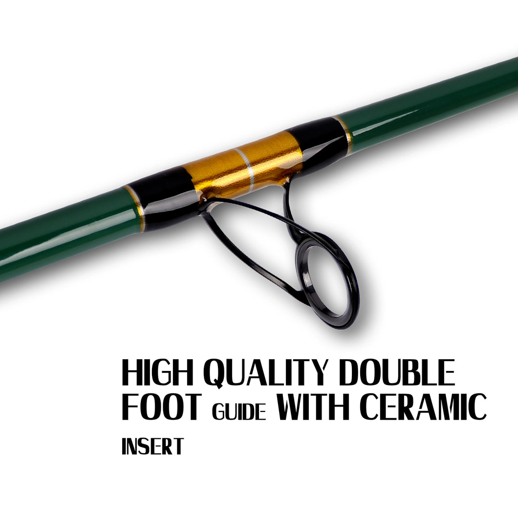 Green Surf Rods Fiblink Surf Fishing Rod Carbon Spinning Rod Portable Travel Beach Sur ...