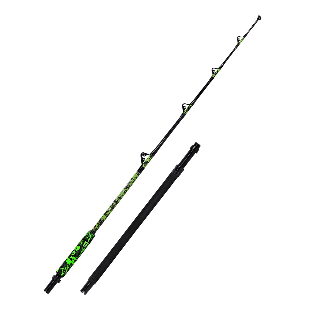 berkley amp saltwater fishing pole Fiblink Saltwater Fishing Rod Heavy Duty Offshore Trolling Rod 1 Piece – fiblink