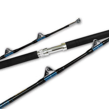 Fiblink Saltwater Offshore Heavy Trolling Fishing Rod Big Game Conventional Boat Fishing Roller Rod Pole with All Roller Guides (5'1"/6'/7'6")