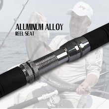 Fiblink Saltwater Offshore Heavy Trolling Fishing Rod Big Game Conventional Boat Fishing Roller Rod Pole with All Roller Guides (5'1"/6'/7'6")
