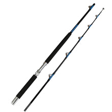 Fiblink Saltwater Offshore Heavy Trolling Fishing Rod Big Game Conventional Boat Fishing Roller Rod Pole with All Roller Guides (5'1"/6'/7'6")
