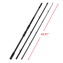 Fiblink Surf Fishing Rod 3 Piece Portable Travel Casting Rod Saltwater Surf Rod (9'/10'/12'/13')