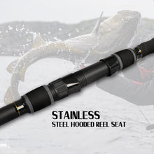 Fiblink Surf Fishing Rod 3 Piece Portable Travel Casting Rod Saltwater Surf Rod (9'/10'/12'/13')