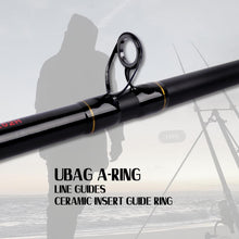 Fiblink Surf Fishing Rod 3 Piece Portable Travel Casting Rod Saltwater Surf Rod (9'/10'/12'/13')