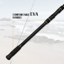 Fiblink Surf Fishing Rod 2 Piece/3 Piece/4 Piece Portable Travel Spinning Rod Saltwater Surf Rod (9'/10'/12')