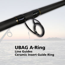 Fiblink Surf Fishing Rod 2 Piece/3 Piece/4 Piece Portable Travel Spinning Rod Saltwater Surf Rod (9'/10'/12')