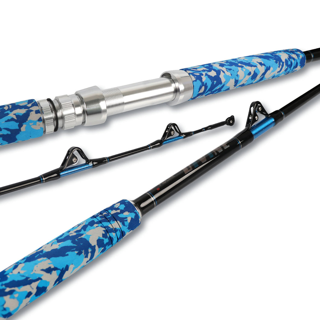 Fiblink Fishing Trolling Rod 1 Piece Saltwater Offshore Heavy Roller R fiblink Fiblink Fishing Trolling Rod 1 Piece Saltwater Offshore Heavy Roller R fiblink