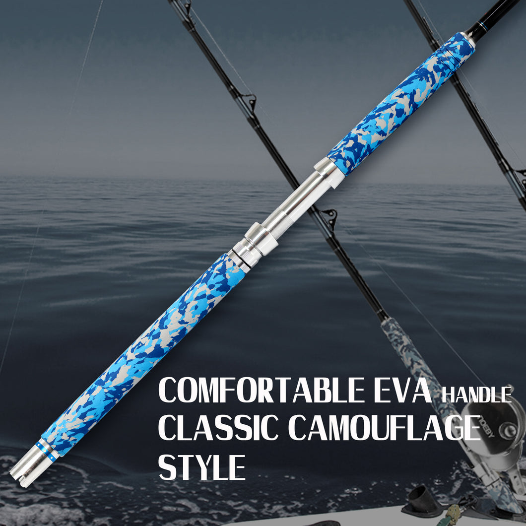 Fiblink Fishing Trolling Rod 1 Piece Saltwater Offshore Heavy Roller R – fiblink Fiblink Fishing Trolling Rod 1 Piece Saltwater Offshore Heavy Roller R – fiblink