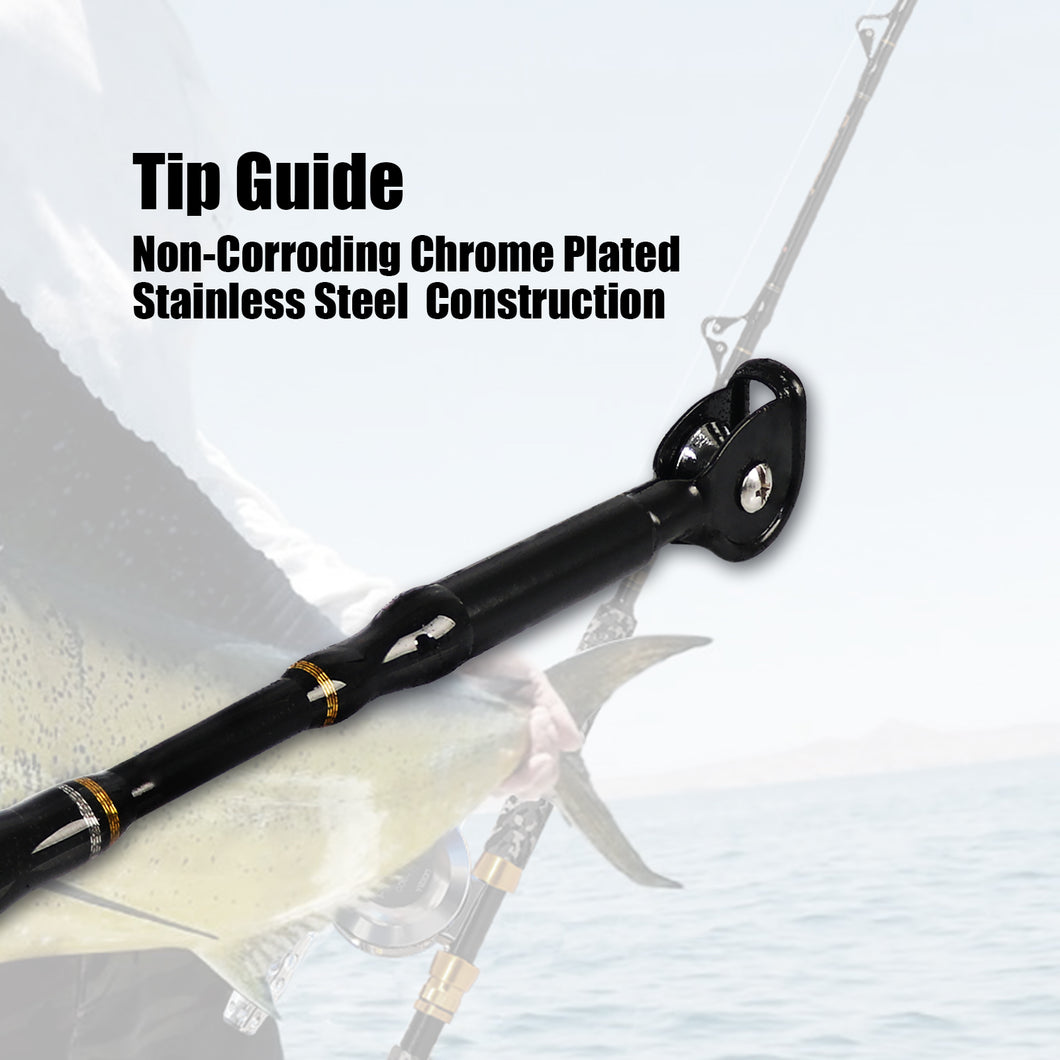 Fiblink 1-Piece Saltwater Offshore Trolling Rod 6-Feet Big Game Rod Co – fiblink