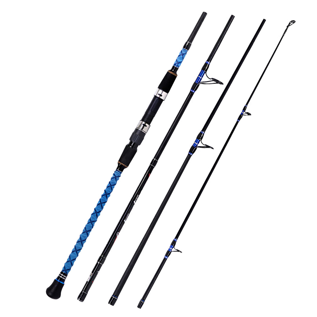 Fiblink Surf Spinning Fishing Rod Carbon Travel Surf Rod 2 Piece/3 Pie – fiblink