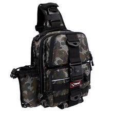 Fiblink Fishing Tackle Backpack Water-resistant Fishing Shoulder Bag Fishing Storage Pack with Rod & Gear Holder Black