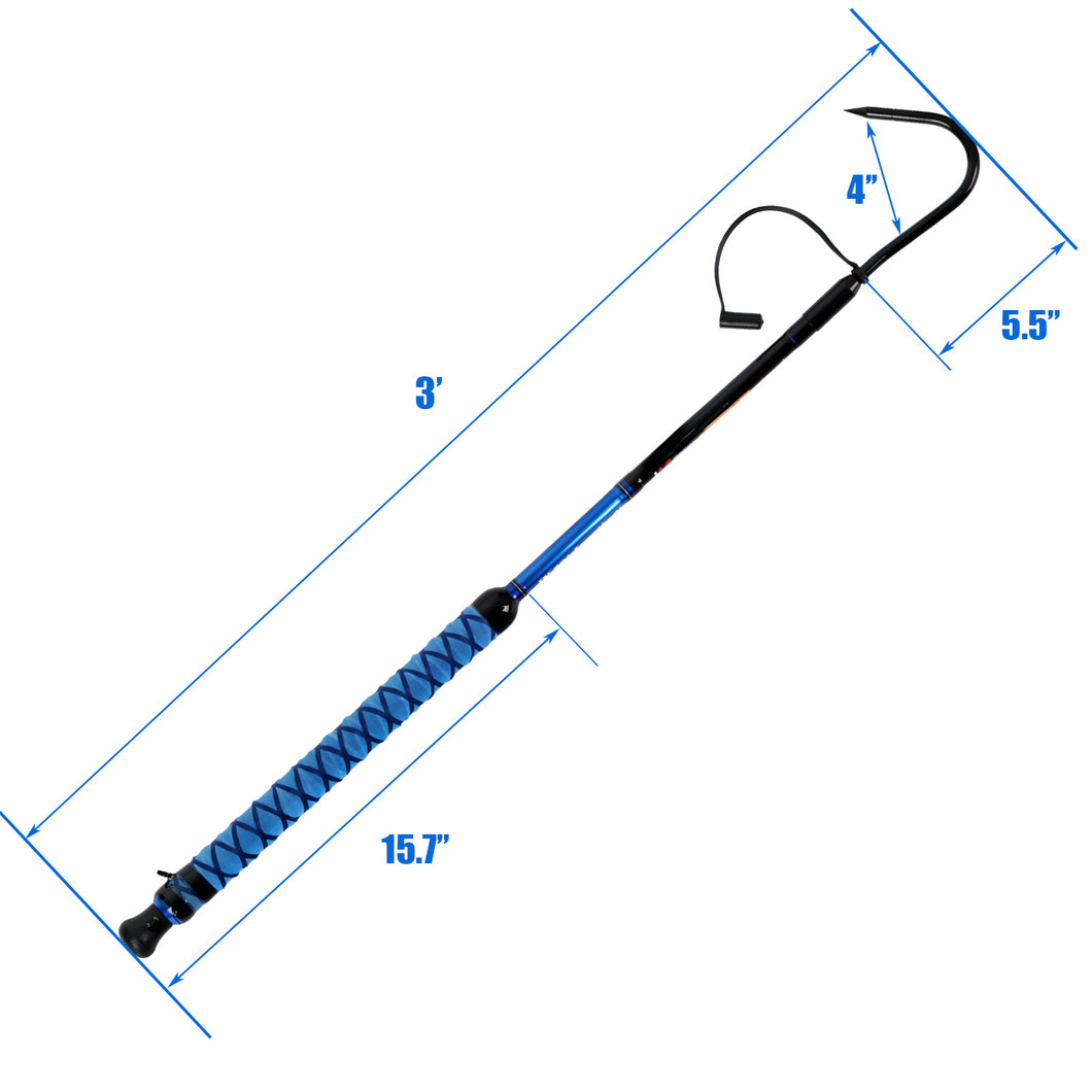 best fishing gaff hook Mud Hole Stainless Steel Hooks holds a point Custom Carbon Fiber Gaff Winthrop