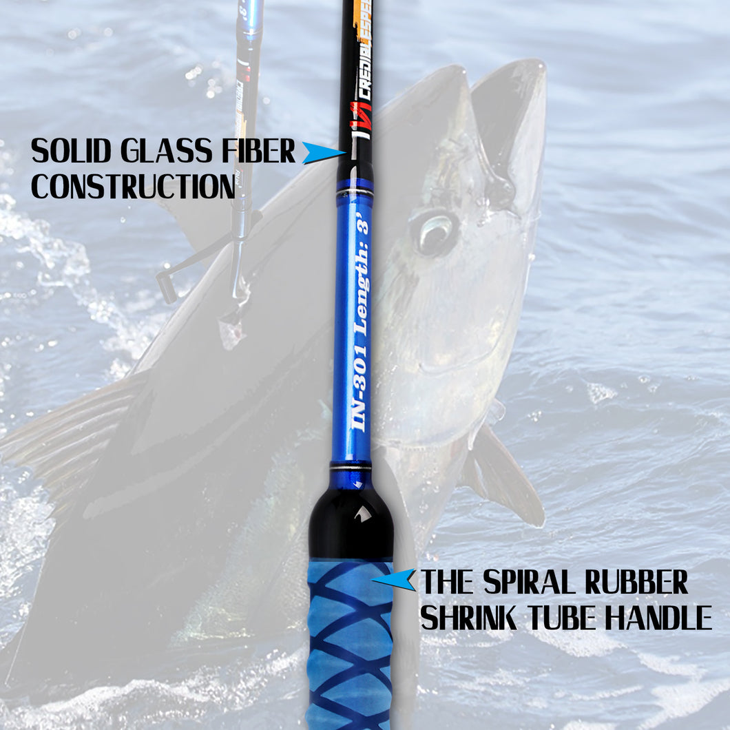 fiberglass fishing pole hook Fiblink Fishing Gaff Portable Fish Gaff with Stainless Steel Fishing H – fiblink