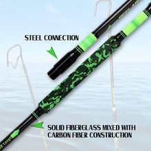 Fiblink Fishing Gaff Portable Travel Fish Gaff with S316 Stainless Steel Fishing Hook Non-Slip Camouflage Handle 1Piece/2Piece Gaff for Saltwater Offshore 4'/6'/8'