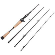 Fiblink 4 Pieces Travel Casting Rod Graphite Baitcasting Fishing Rod Portable Fishing Rod