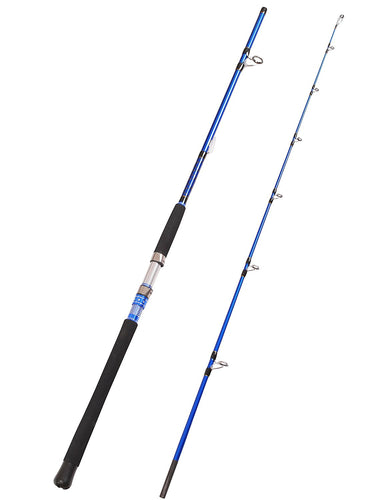 Fiblink 3-Piece Spinning Rod Heavy Spinning Fishing Rod Portable