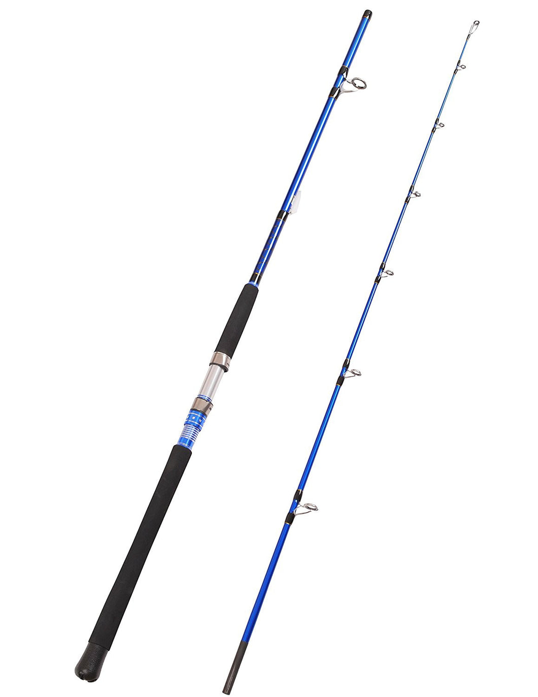 Fiblink 2 Piece Saltwater Spinning Fishing Rod Offshore Graphite
