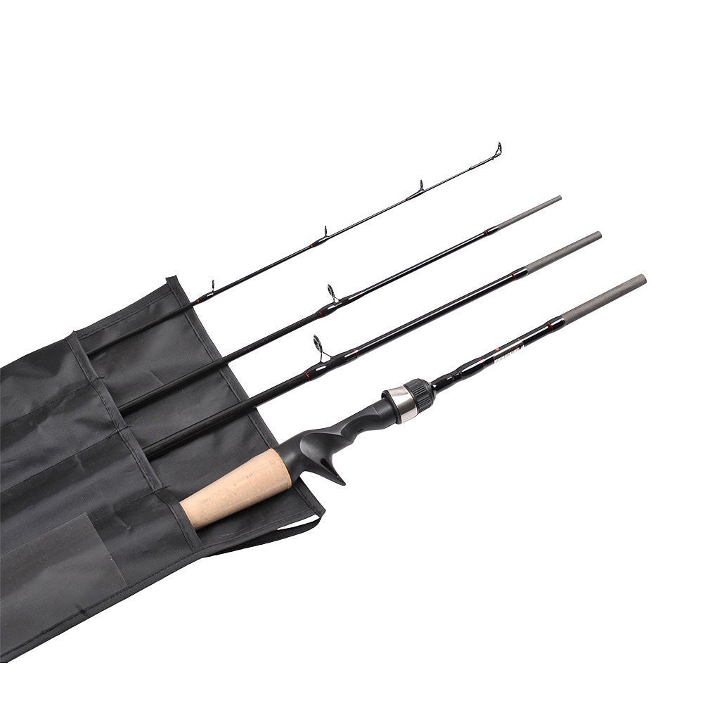 Fiblink 4 Pieces Travel Casting Rod Graphite Baitcasting Fishing Rod P – fiblink Fiblink 4 Pieces Travel Casting Rod Graphite Baitcasting Fishing Rod P – fiblink