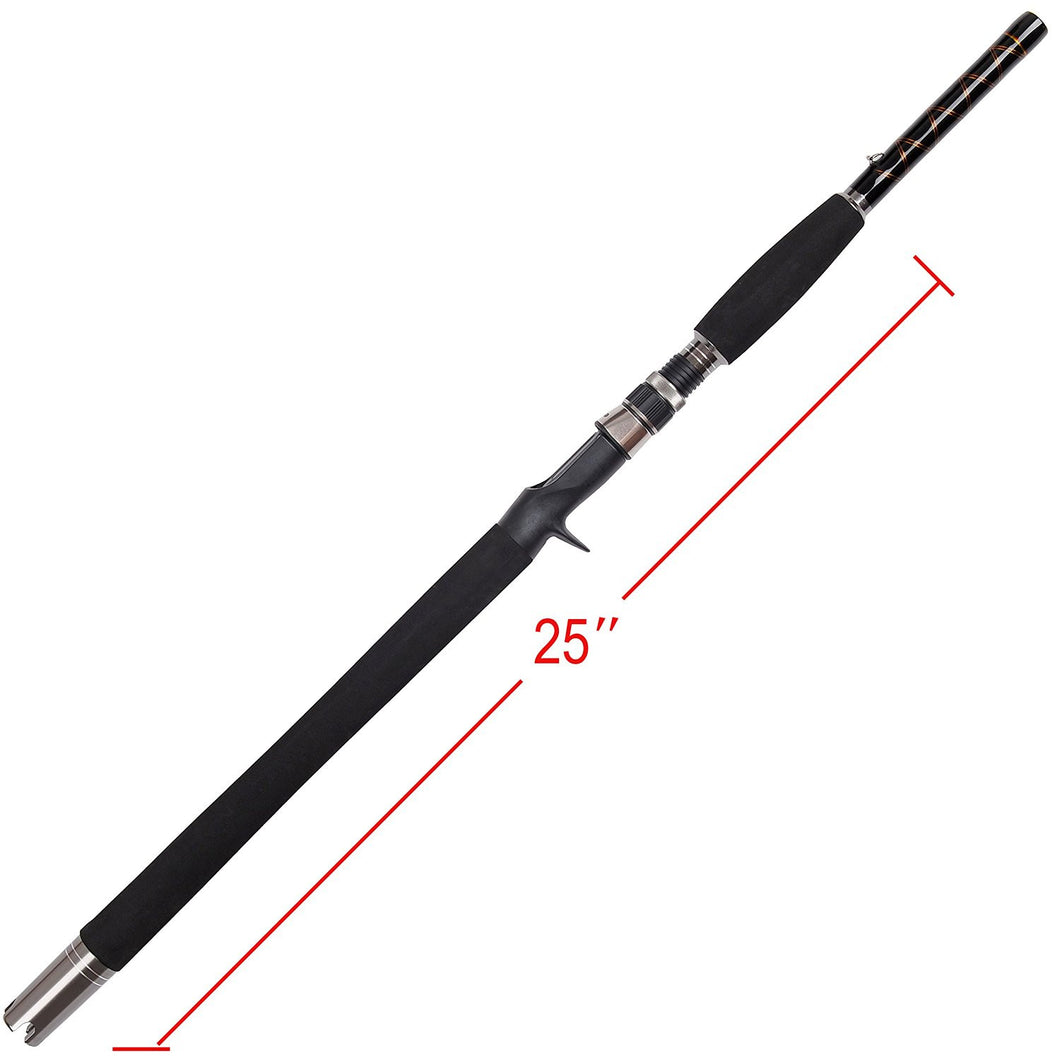 Fiblink® Portable Saltwater Heavy 3-Piece Travel Graphite Baitcasting – fiblink Fiblink® Portable Saltwater Heavy 3-Piece Travel Graphite Baitcasting – fiblink