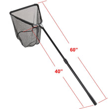 Fiblink Folding Aluminum Fishing Landing Net Fish Net with Extending Telescoping Pole Handle