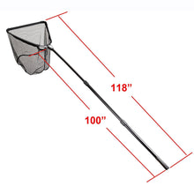 Fiblink Folding Aluminum Fishing Landing Net Fish Net with Extending Telescoping Pole Handle