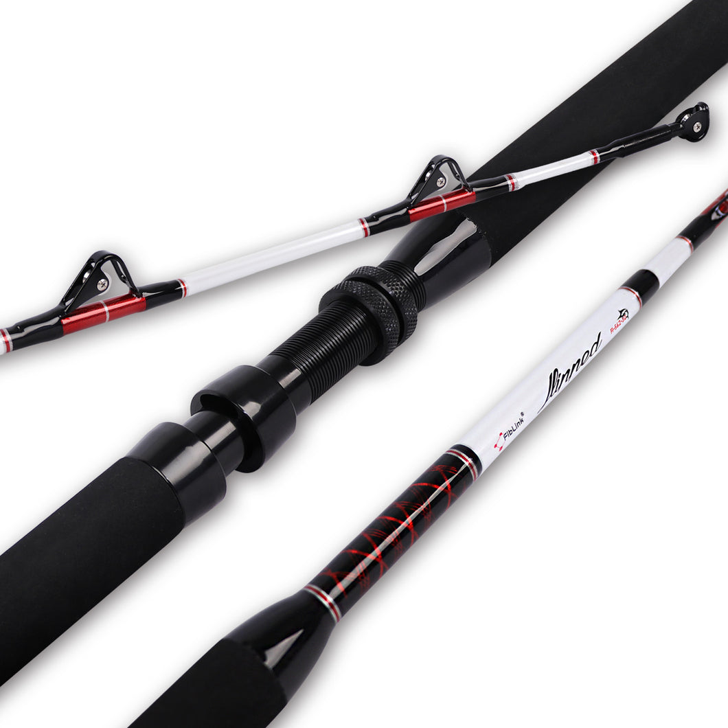 dunking fishing pole Fiblink Trolling Rod Saltwater Deep Dropper Big Game Rod Conventional – fiblink