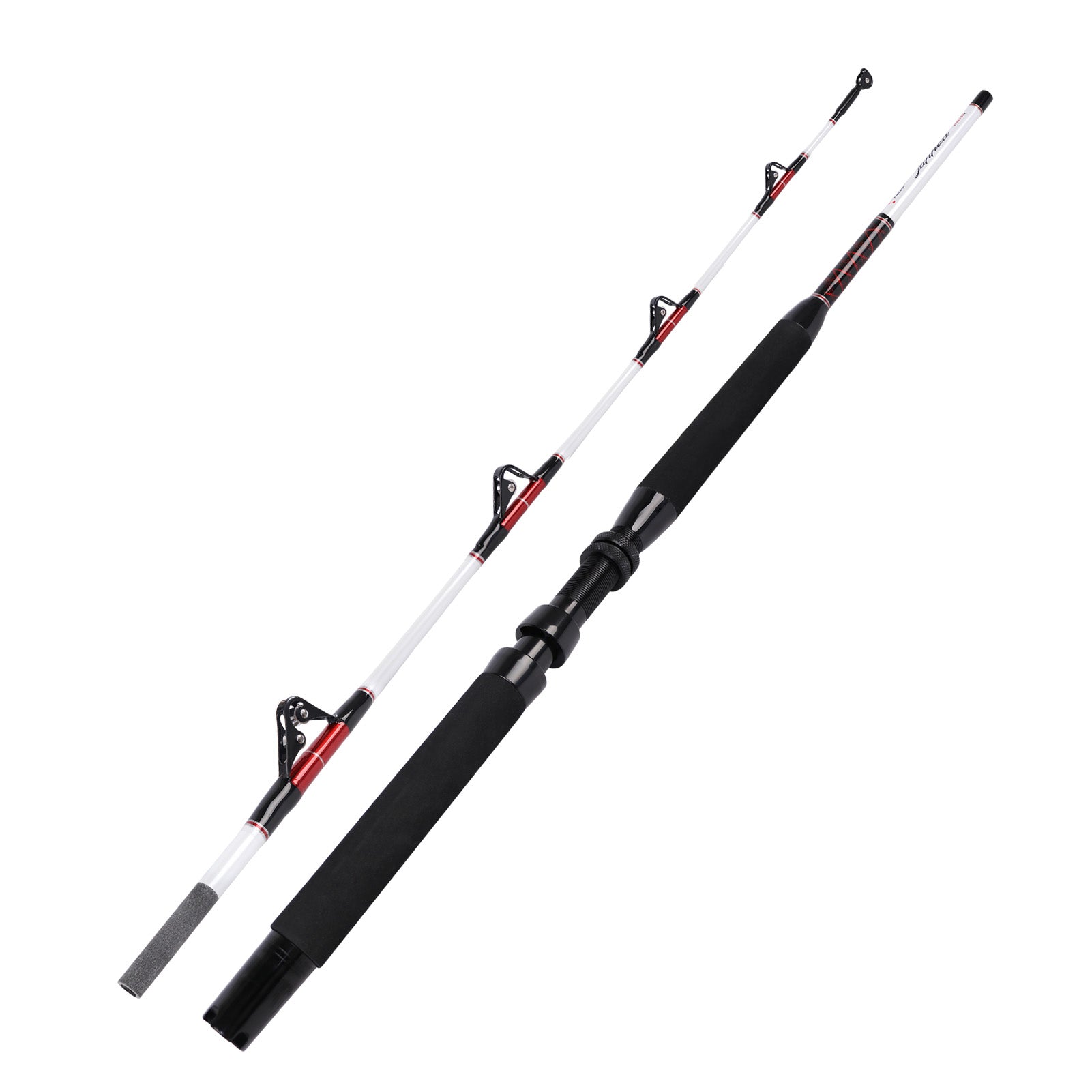 Roller Rod Fiblink Trolling Rod Saltwater Deep Dropper Big Game Rod Conventional ...