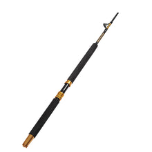 Fiblink 1-Piece/2-Piece Saltwater Offshore Heavy Trolling Rod Big Game Roller Rod Conventional Boat Fishing Pole (5-Feet 6-Inch, 30-50lb/50-80lb/80-120lb)