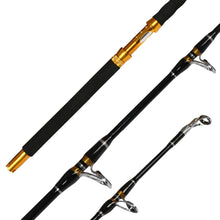 Fiblink Saltwater Jigging Spinning Rod 1-Piece Heavy Jig Fishing Rod (30-50lb/50-80lb/80-120lb, 5-Feet 6-Inch)