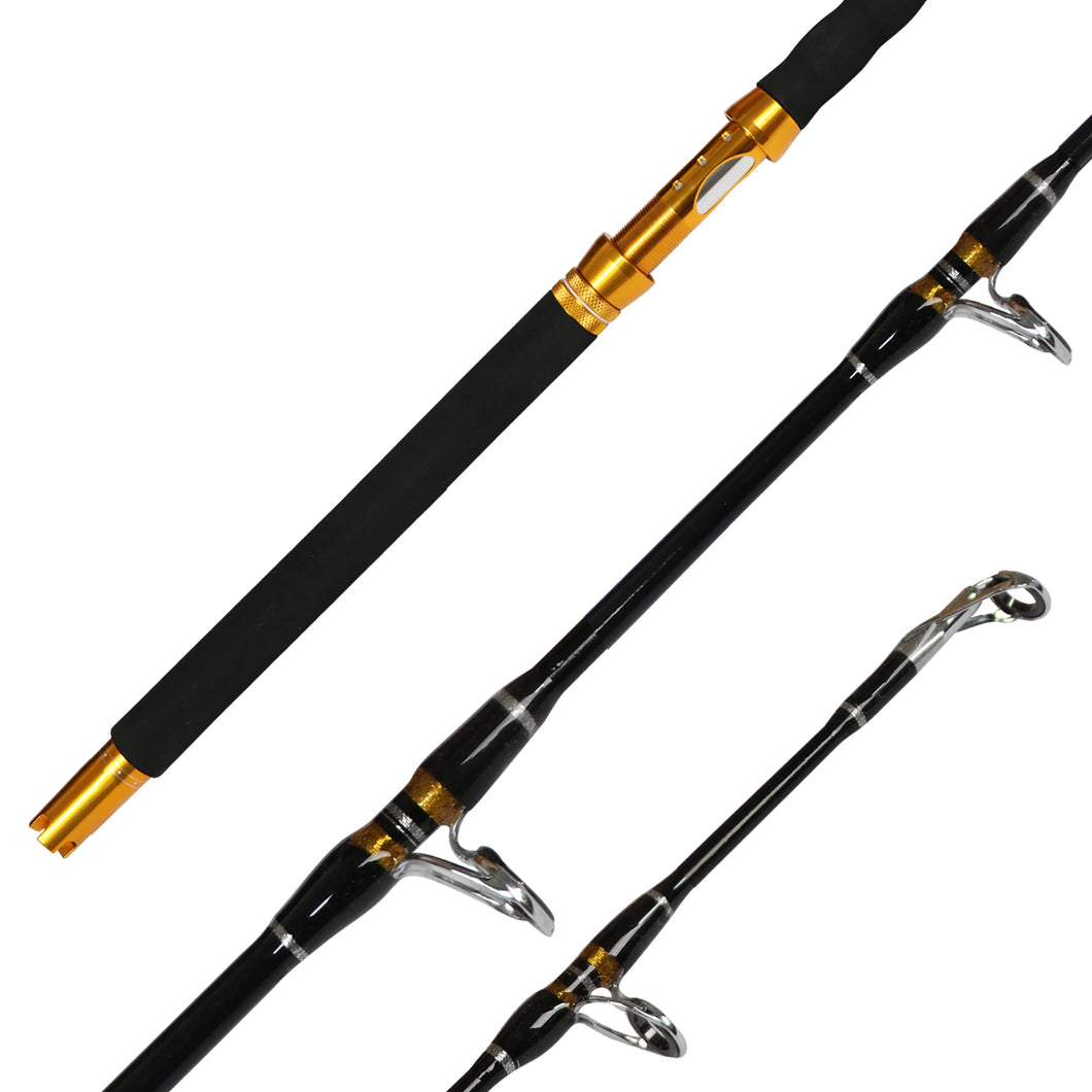 Fiblink Saltwater Jigging Spinning Rod 1-Piece Heavy Jig Fishing