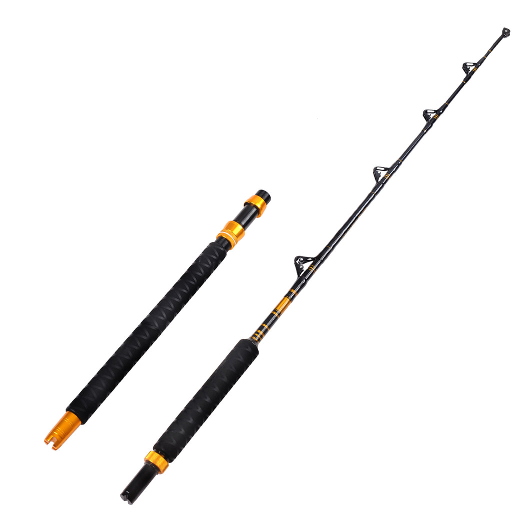 bently fishing pole Fiblink Bent Butt Fishing Rod 2-Piece Saltwater Offshore Trolling Rod – fiblink