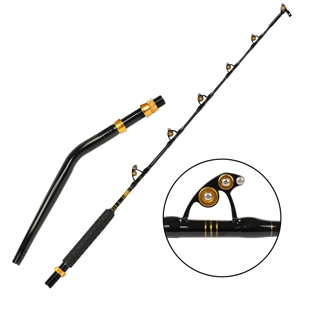 bentley fishing pole Fiblink Bent Butt Fishing Rod 2-Piece Saltwater Offshore Trolling Rod – fiblink